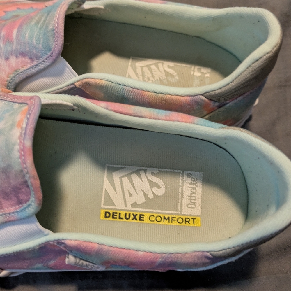 Vans Pastel Tie-Dye Slip-On Shoes - Picture 2 of 5